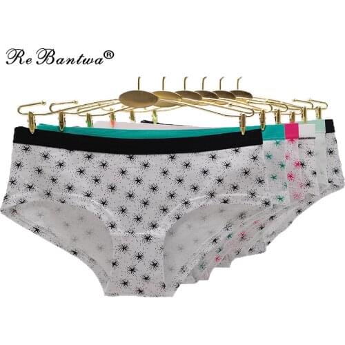 Sexy Panties For Women Cotton Underwear Female Underpants Ladies Soft New Lingerie Breathable Briefs Printed Pantys 10 pcs/set