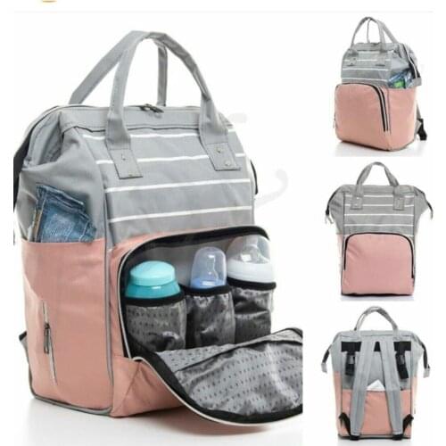 Mother Baby Care Bag Gray Pempe