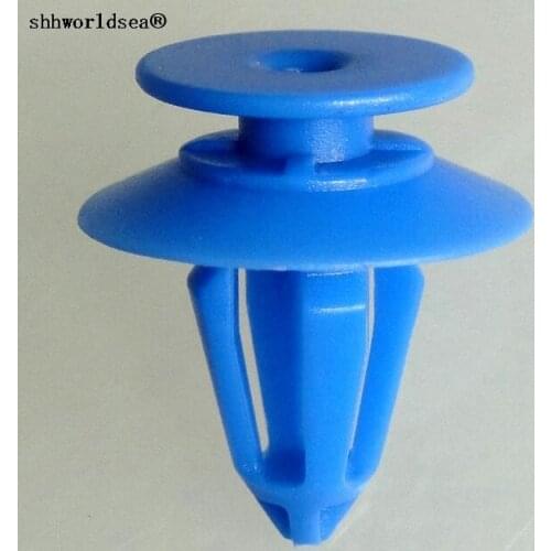 Shhworldsea 100pcs car plastic clip fasteners Trim Panel Retainer for Audi 7L5853994,VW 7701053516,Renault 7701057715