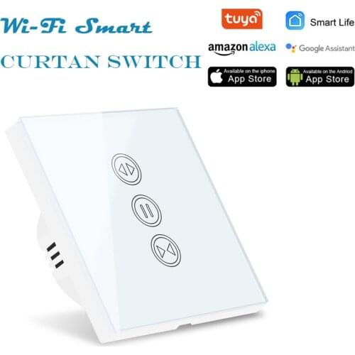 Tuya Smart Life EU WiFi Roller Shutter Curtain Switch for Electric Motorized Blinds with Remote Control Google Home Aelxa Echo