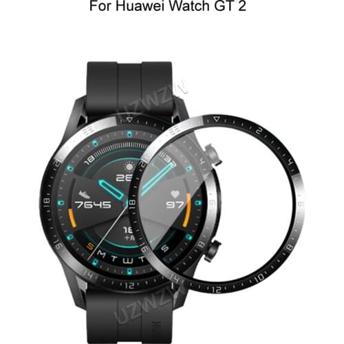 For HUAWEI WATCH GT 2 42mm 46mm Smart Watch Screen Protector Guard 3D Curved Edge Full Coverage Protective Film Cover