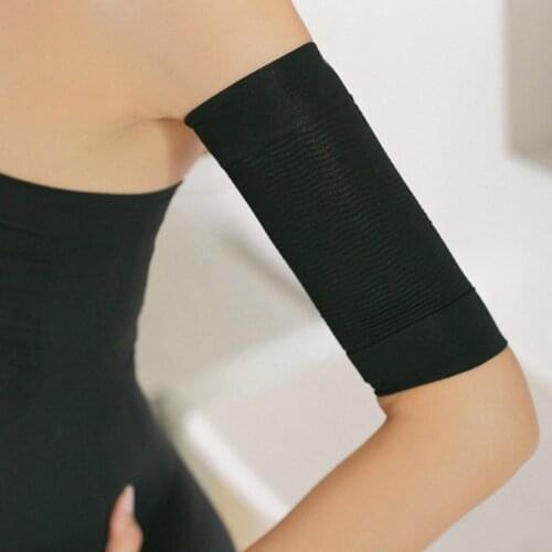 1Pair Arm Sleeves Weight Loss Thin Legs ToneUp Arm Shaping Sleeves Slimming Fat Buster Black Lift Arm Belt