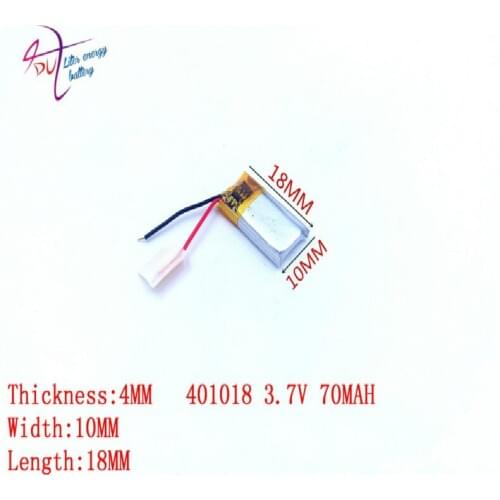 Best battery brand 1PCS 3.7V lithium Tablet polymer 381018 361020 361018 401018 70mAh Bluetooth Battery