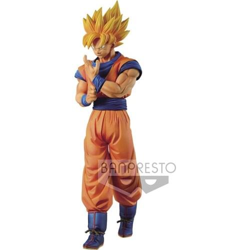 23Cm Bandai Dragon Ball Son Goku Garage Kit Pvc Assembly Model Western Animiation Action Figure Kids Toys