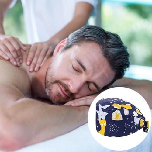 4Pcs Unisex frosted cap adjustable laboratory work cap cotton cartoon female cute baotou cap pet print work cap