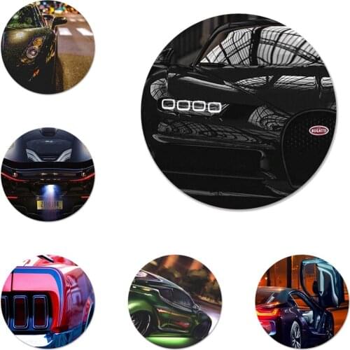 58mm Sales Sport Cars Icons Pins Badge Decoration Brooches Metal Badges For Backpack Decoration