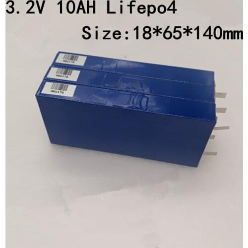 3.2v 10ah Lifepo4 Battery 10ah 3.2v 30A High Rate 10000mah Cell 1865140 Metal Case for DIY Pack 12s 36v 10ah Lifepo4 48v 16s