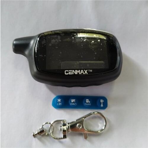 Case for CENMAX ST-7A Russian LCD remote control for CENMAX ST7A 7A LCD keychain car remote 2-way car alarm system