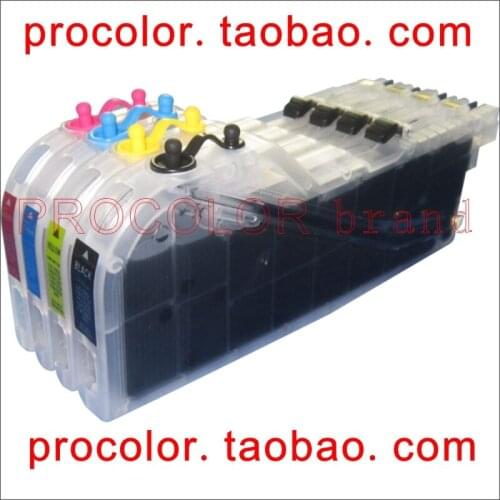 Long refill inkjet cartridge with ARC chip LC101/LC103/LC105/LC107 for BROTHER DCP-J4110DW/J552DW/J752DW/J132/J152W/J172W