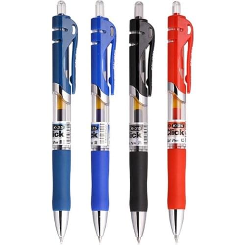 4pcs/set 0.5mm Creative Simplicity Business Gel Pen 4 Colour Anti Fatigue Neuter Pen Office Stationery Supplies