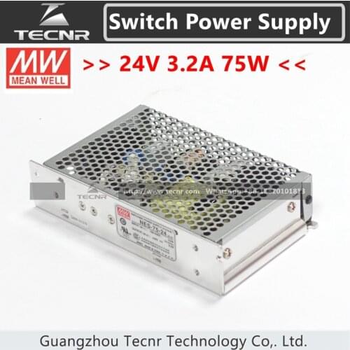 TAIWAN Meanwell 24V 3.2A 75W Switching Power Supply for Laser Controller AWC708C NES-75-24