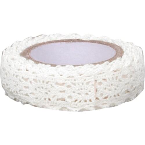 170cm DIY Lace Trim Striping Masking Tapes Self Adhesive Decorative Sticker DIY Adhesive Lace Tape for scrapbooking art craft