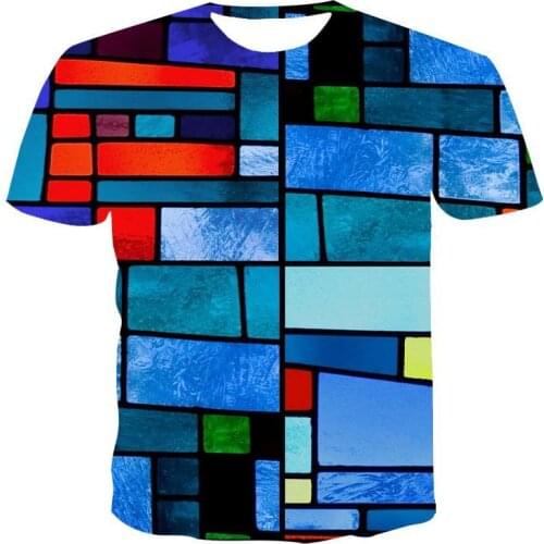 New T -Shirt Men 'S High -Quality Men 'S T -Shirt Short -Sleeved Breathable Sports 3d Printed Fashion Handsome Men 'S T -Shirt