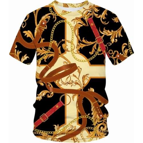 2021 Summer 3d New Popular New Art Design Colorful Funny T -Shirt Hip Hop For Men 'S Short Sleeve And Street Style Men clothing