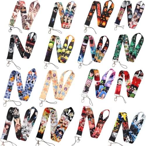 BG1368 Fruit Basket Lanyard Anime Print Lanyards Strap Phone Holder Neck Straps Hanging Ropes Fashion Buttons Accessories