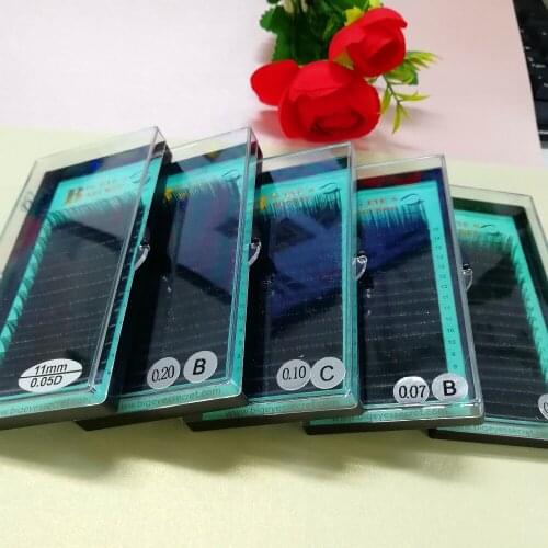 Big eyes secret 8mm-15mm Length Eyelash Extension J/B/C/D Curl 3D Individual Lashes Korea Silk Volume Lashes Free Shipping