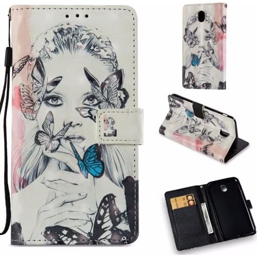 S8 3D Cartoon PU Wallet Silicon Back Case S9 Cover For Samsung Galaxy S7 Wallet Case with Card Holder Coque