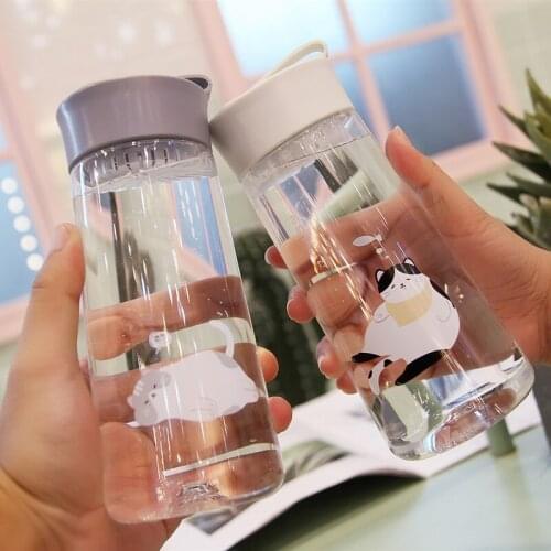 Creative Personality Trend of Male and Female Students Space Cup Ins Fresh and Lovely Outdoor Portable Plastic Cup