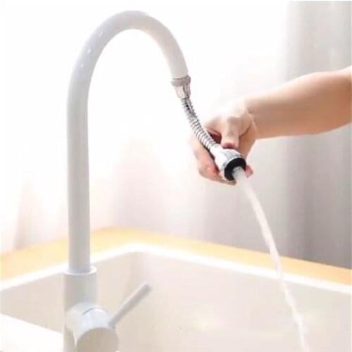Flexible Tap Faucet Extender Stainless Steel 360 Rotating Aerator Faucet Filter Adapter Spray Head Kitchen Bath Accessories New2