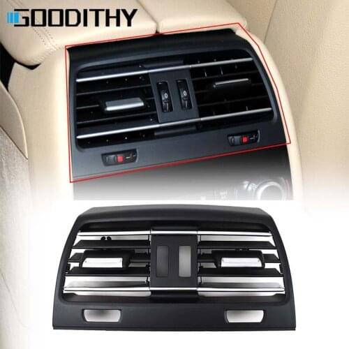 Top Quality ABS Car Back Seat Rear Air Conditioner Vent Grille Cover For BMW 7 Series F01 F02 730 735 740