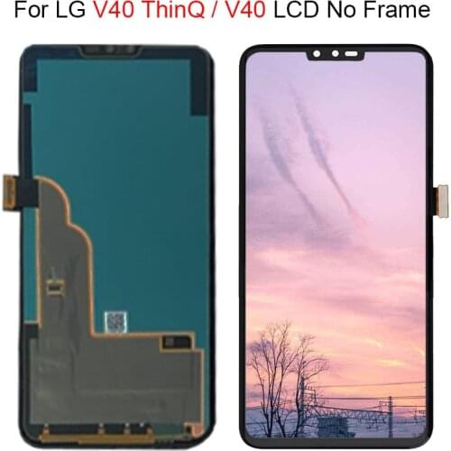 6.4" 100% Tested For LG V40 LCD Screen Touch Screen Digitizer Assembly For LG V40 ThinQ LCD V 40 Display Replacement +Free Tools