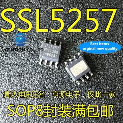 10Pcs SSL5257TE SSL5257 SOP8 LED Driver IC in stock 100% new and original