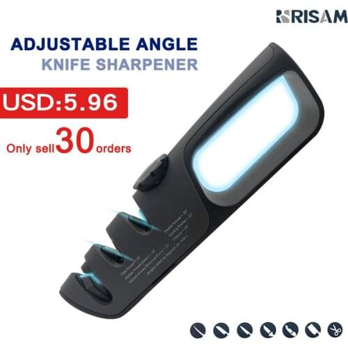 2021 Angle Adjustable Sharpener Tool Knife Sharpener 3 Stages Scissors Sharpening stone Professional Kitchen Grinder knives
