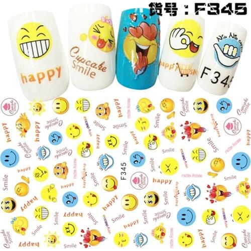 5 sheets cute insect design creative Thin adhesive decals Nail Art decorations Stickers acrylic beauty nail supplies tools F3415