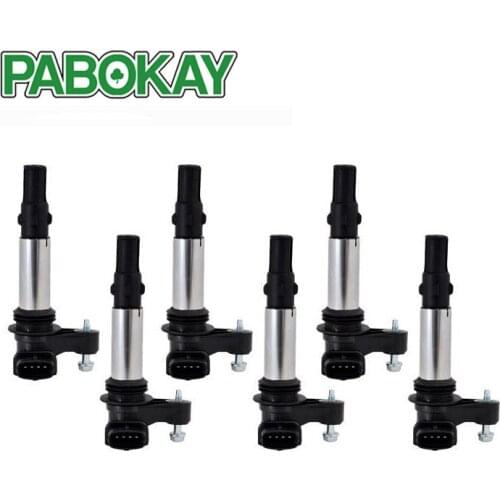 6 x Ignition Coil For Holden Commodore Adventura Crewman VZ Caprice WL Rodeo RA HB H9 H7 3.6L 12583514 12566569 0221604104 UF375
