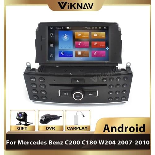 Car radio for Mercedes Benz C200 C180 W204 2007-2010 android 10 car audio multimedia player GPS navigation video player