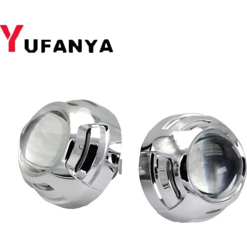 Car Bi xenon Projector lens 3.0 inch full metal holder with shrouds mask for H4 H7 car motorcycle model headlight hid retrofit