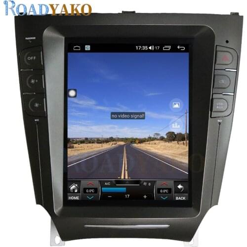 Android 10.0 Octa Core 6G+128G For Lexus IS250 IS350 2006-2012 Car Multimedia Player GPS Unit 12.1 " Tesla Style Tape Recorder