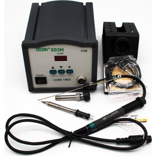 BOZAN 203H thermostat welding stand adjustable soldering iron 90W mobile phone repair welding stand 220V