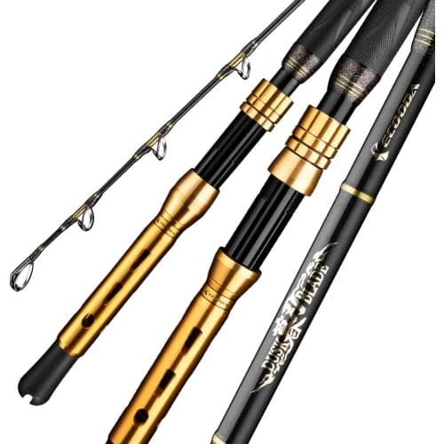 Ecooda edb Deep sea giant fishing rod Tuna fishing rod Electric wheel fishing rod SIC guide ring 2.6m 2.8m 3m 800# 1000