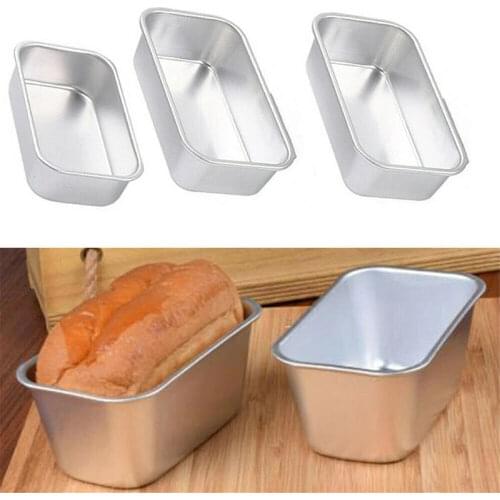 Toast Bread Cake Mold Baking Pan Square Aluminum Alloy High Temperature Resistant Easy To Demould and Clean Baking Tools