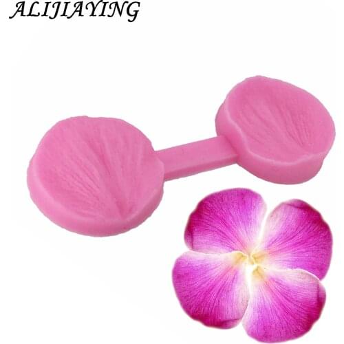 2pcs/set Rose Flower Petals Silicone Mold Flower Fondant Cake Decorating Moulds Confectionery Baking Tools D0776