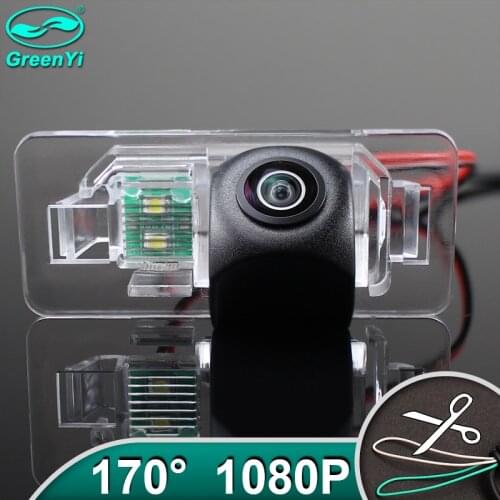GreenYi AHD 1080P 170 Fisheye Lens Vehicle Rear View Camera For BMW 1/3/7/5 Series E39 E46 E53 E82 E90 E91 X3 X5 X6 Car
