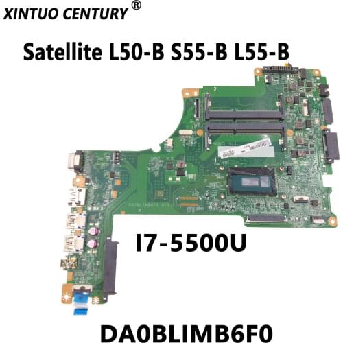 Laptop Motherboard for Toshiba Satellite L50-B S55-B L55-B A000295220 DA0BLIMB6F0 w i3-4005U CPU Series Notebook PC