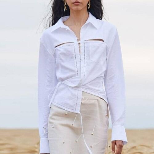 NINA ELIZA Womens Long Sleeve Shirts