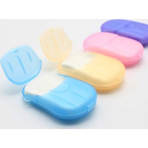 New Portable Disposable Soap Paper Washing Hand Bath Clean Scented Slice Sheets Mini Paper Soap Home Travel Boxed Soap Paper