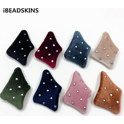 New arrival! 53x33mm 50pcs Corduroy Irregular trapezoid-shape charm for earrings,Earring parts,jewelry findings1510-933-1