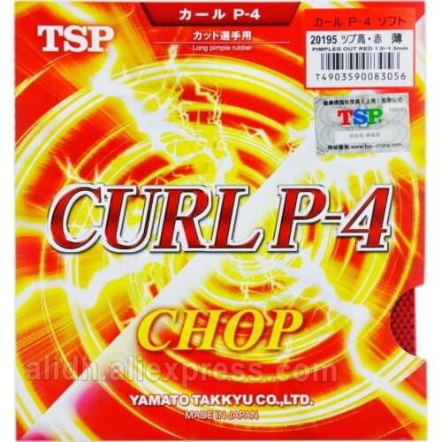 Origianl TSP CURL P-4 T-20195 20193 long pimples table tennis rubber table tennis rackets attack made in Japan