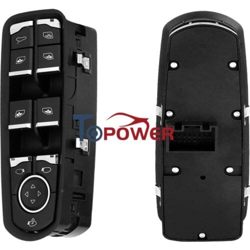Power Door Window Control Switch 7PP959858MDML 7PP959858RDML 7PP959855C For Porschee Macan Panamera Cayennee 2010-2015