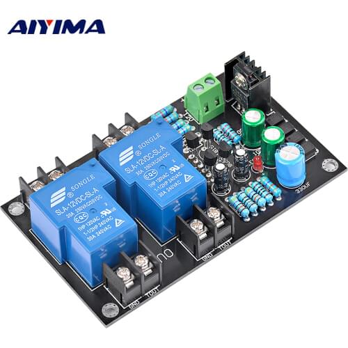 AIYIMA 2.0 Speaker Protection Board kit Parts Reliable Performance 2 Channels High Power Protection Board For Car Amplifier DIY