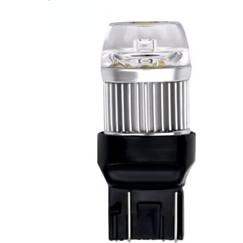 2x S25 7440 7443 W21W W21/5W P21W BA15S LED Bulb Auto Parking Back Up Brake Fog Reverse Lights Lamps Lens