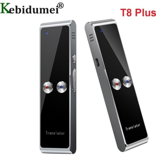 T8 Plus Smart Voice Translator Upgrade Version For Learn Travel Meeting 3 In 1 TEXT Photo Language Translator Portable