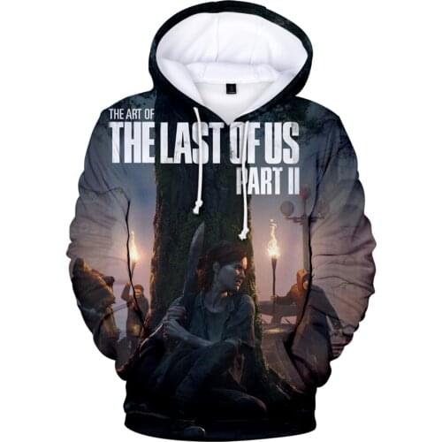 WAWNI 2020 The Last of Us Hoodie Streetwear Cosplay Part 2 Hip Hop Funny Hoodies Casual Unisex 3D Hooded Sweatshirt Oversize