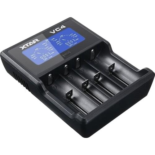 Universal XTAR VC4 USB 18650 20700 21700 32650 Li-Ion Ni-MH Battery LCD Charger Batteries Charging Parts