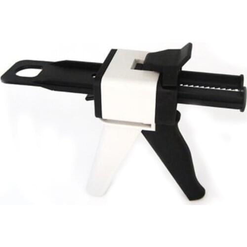Universal Fitting 1:1 /1:2 Caulking 50ml Dentist Dispensing AB Gun Dental Equipment Silicone Rubber Impression Mixing Dispenser