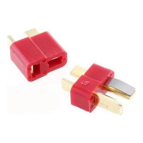 1 Pair of Fireproof T Plug Connector RC Parts For RC Battery Connectors Male Female